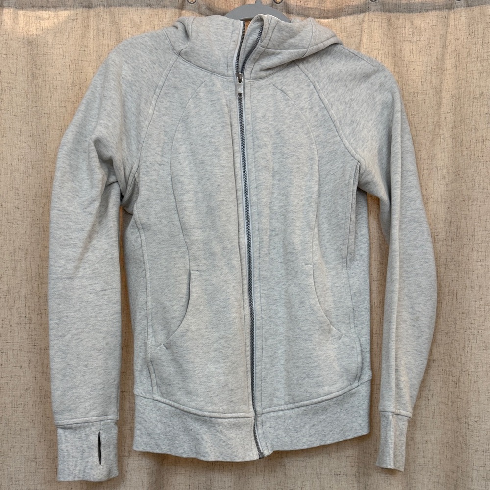 lululemon athletica Gray Hoodie Jacket